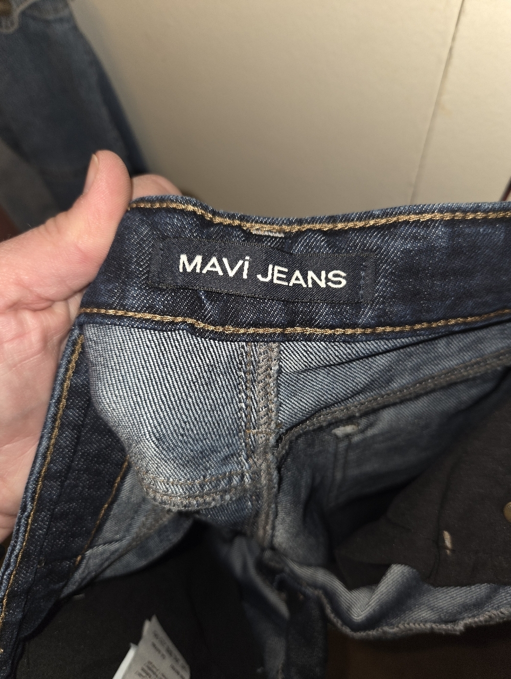 Mavi Men's Relaxed Straight Leg Dark Blue Jeans